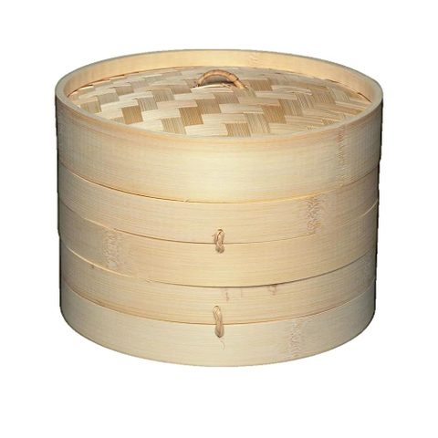 Craft Cuiseur À Vapeur Bamboo Steamer 2 Tier 20cm