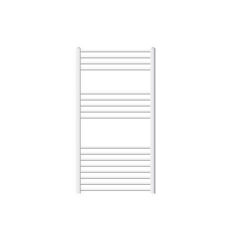 Luxebath Radiateur Design Sahara - 750 x 1200 mm - Blanc - Connexion Latéral - Forme Droit - avec Kit de Montage Mural