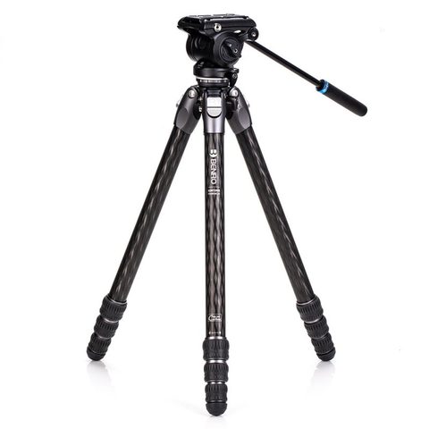 Benro Trépied Vidéo Tortoise 2 Series Ttor34clvs4pro 4 Kg Carbone