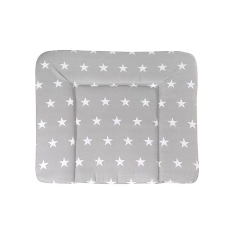 Roba Matelas a langer LITTLE STARS 85 x 75 cm revetement PU gris etoiles blanches