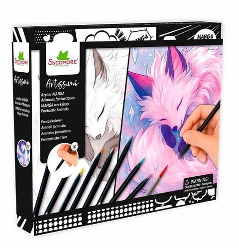 Sycomore Atelier De Dessin Manga Au_sycomore Animaux Fantastiques Multicolor Autres