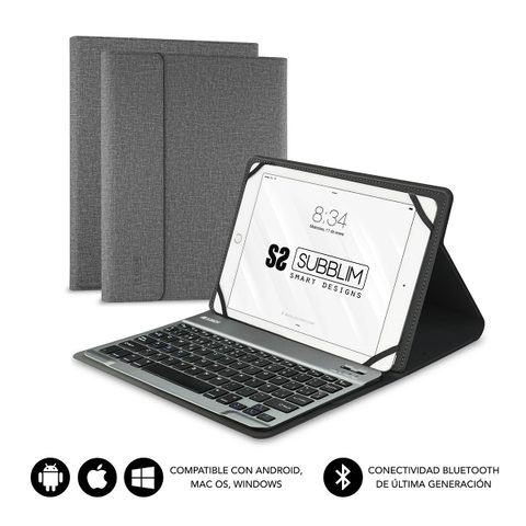 Subblim Sub-kt2-bt0002 Clavier Pour Tablette Qwerty Espagnole Bluetooth