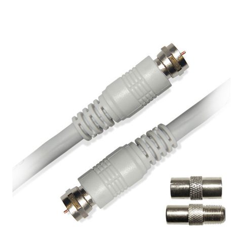 D2 Diffusion Câble Sat 5m +2 Adaptateurs