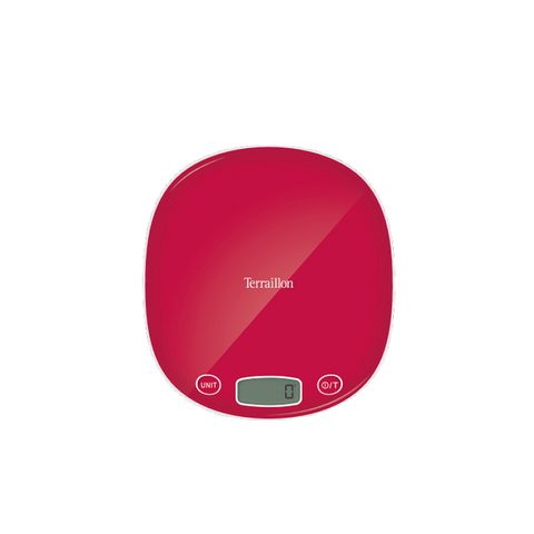 Terraillon Balance de cuisine électronique 5kg-1g framboise MACARON