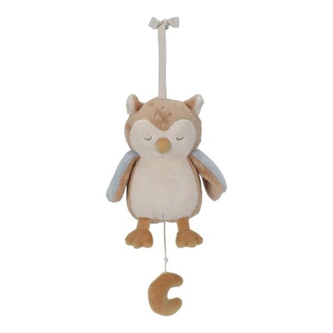 Little Dutch Mobile Forest Friends Chouette Musicale 16x14x16 Cm Marron 100% Polyester