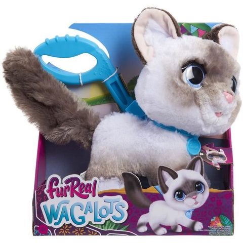 Furreal Friends Jouet Interactif Chaton Grand Marcheur 23 Cm Animal Interactif Avec Laisse