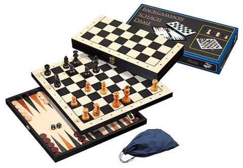Philos Backgammon 3 en 1 44mm