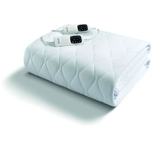 Imetec Surmatelas Chauffant - 2 Places Adapto Maxi, 195x165cm - 6 Températures - Tissu Hypoallergénique - Température Constante