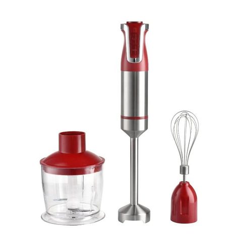 Royalty Line Ensemble Mixeur Plongeant 3 en 1 RLESMS800-RED