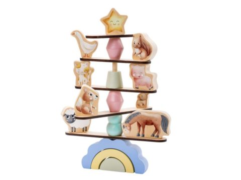 Elineli Jeu D’équilibre Multicolor Bois