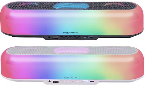 Mars Gaming MSBORB haut-parleur portable et de fête Enceinte portable stéréo Noir 20 W