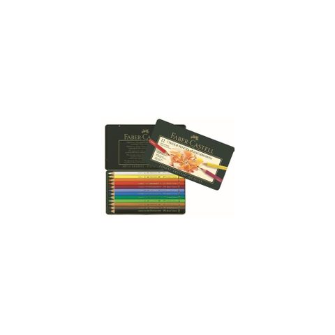 Faber-castell Crayons De Couleur Polychromos Bois Mine 3,8 Mm Assortie 12 Pièces