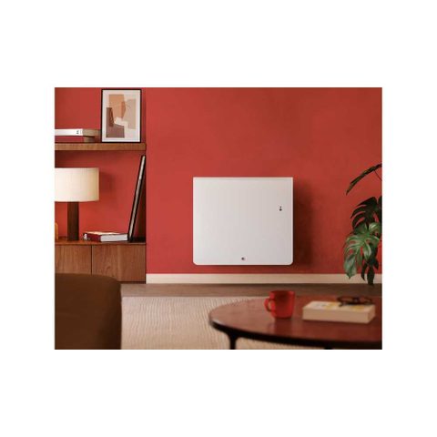 Thermor Radiateur électrique à chaleur douce EQUATEUR 5 - 1000 W - Dimensions: 670x590x125 mm - Blanc mat - Horizontal