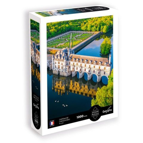 Sentosphere Puzzle - Calypto - 1000 pièces - Château de Chenonceau - Touraine - Toucher soyeux - Dès 9 ans