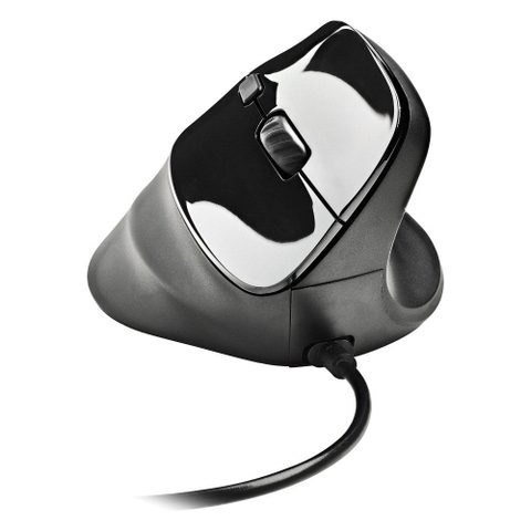 NGS Souris filaire ergonomique 3200 DPI, capteur laser, boutons silencieux