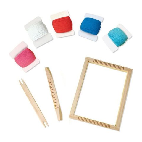 SES Creative Jeu de Tissage - Hobby - Activité manuelle - Jouet durable fabriqué aux Pays-Bas - Age: 5+