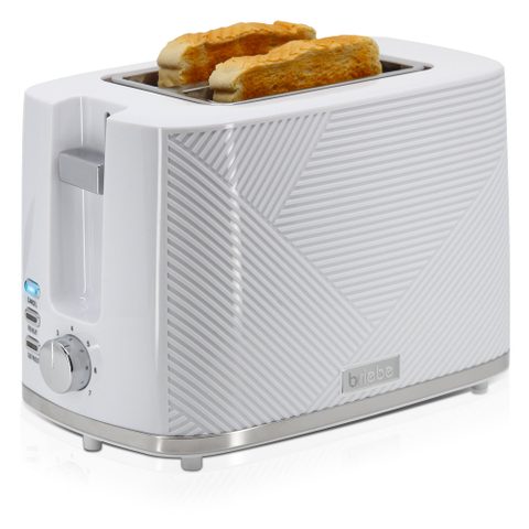 Briebe Grille-pain TA1169WHT 2 fentes larges 7 niveaux Blanc 870W