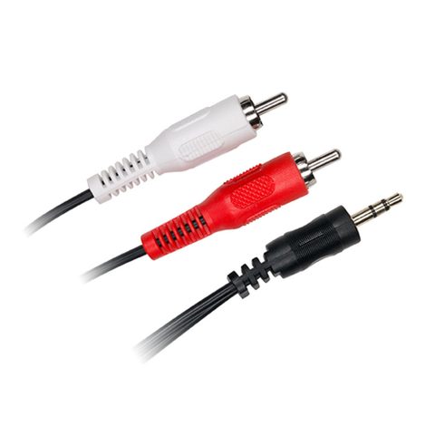 D2 Diffusion Câble Jack 3,5mm Mâle/2rca Mâle 3m