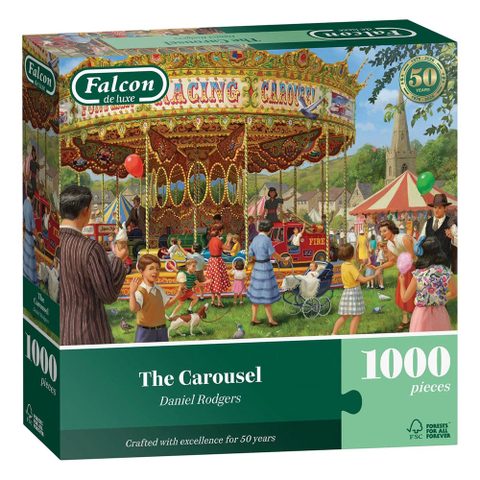 Jumbo Puzzle - FALCON - The carousel - 1000 pièces - Dès 12 ans