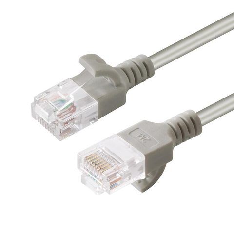 MicroConnect V-UTP6A015-SLIM câble de réseau Gris 1,5 m Cat6a U/UTP (UTP)