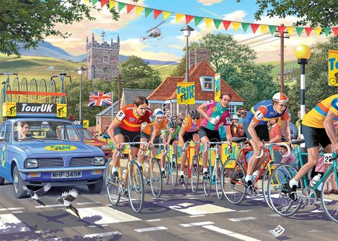 Jumbo Puzzle - FALCON - The bike race - 1000 pièces - Dès 12 ans