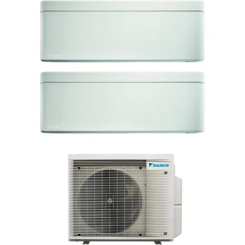 Daikin Bluevolution Dual Split Climatiseur Rèversible Série Stylish White 9+12 Avec 2mxm68n R-32 Wi-fi Intégré 9000+12000 Couleur Blanche - Garantie Europèenne