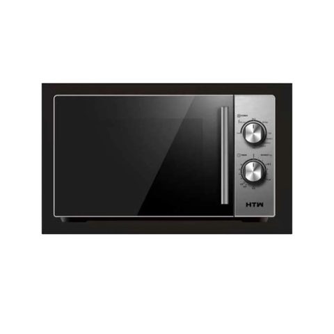 HTW Micro-ondes 700 W en acier inoxydable avec fonction grill