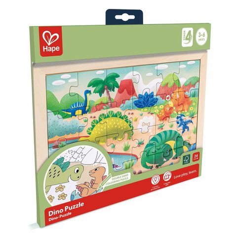 Hape Puzzle Dinosaures 2 En 1