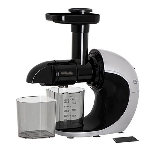 Adler Slow Juicer 4130 Centrifugeuse Lente 150 W Noir, Acier Inoxydable