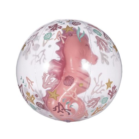 Little Dutch Ocean Dreams 3d Beachball Sea Horse 35 Cm