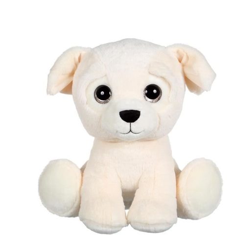Gipsy Toys Peluche Chien Puppy Eyes Pets - Crème 40 cm