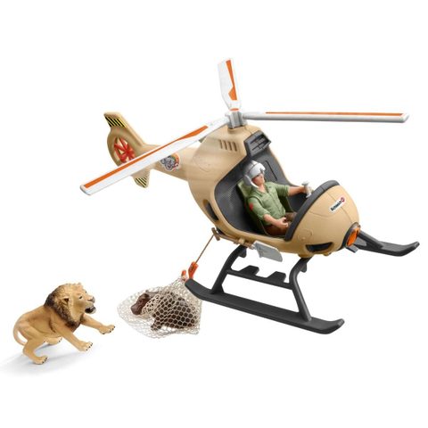 Schleich Hélicoptere pour sauvetage d'animaux - 42476