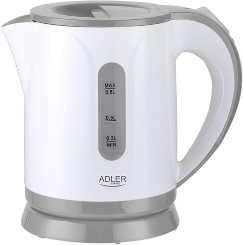 Adler Bouilloire électrique 0,8L inoxydable 850W