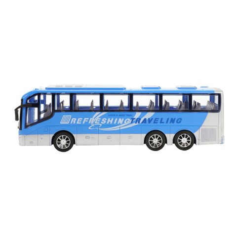 Toi-toys Autobus De Voyage Friction Bleu 32 Cm