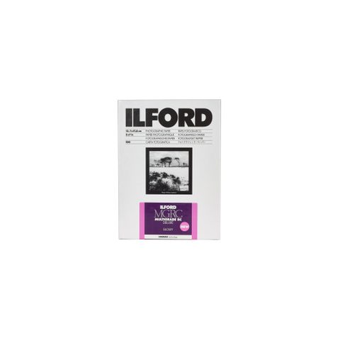 Ilford Papier Photo Mgrc Multigrade Rc Deluxe Brillant Noir 12.7 X 17.8 Cm