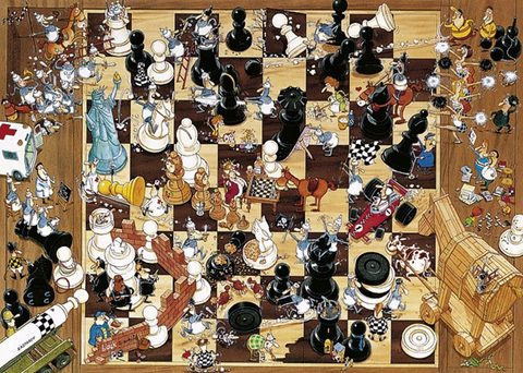 Heye Puzzle Black Or White 1000 3hkg
