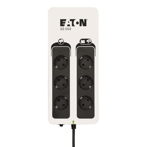 Eaton Onduleur/multiprise/parafoudre 3s 550 Din - Off-line Ups - 3s550d - 550va