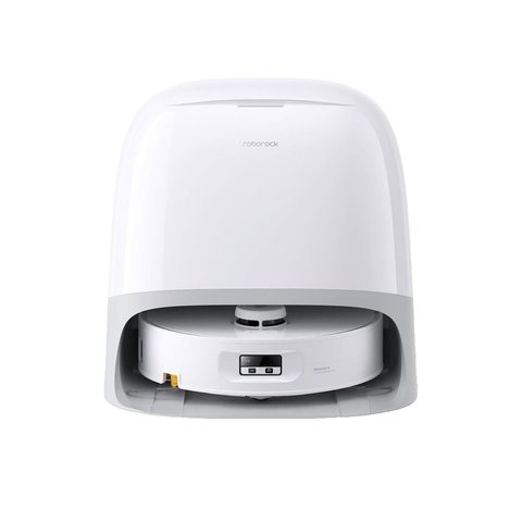Roborock Aspirateur Robot et Laveur Qrevo Curv 2 Flow avec Vidage Automatique Navigation LiDAR 20.000 Pa IA
