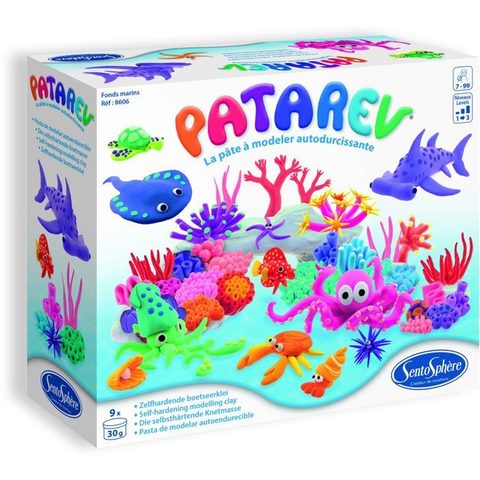 Sentosphere Pate A Modeler Autodurcissante - Patarev - Fonds Marins - Différentes Couleurs - 9 Couleurs - Des 7 Ans