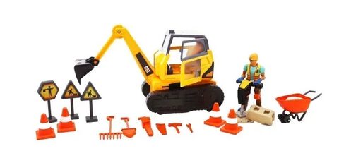 Caterpillar Excavatrice Cat Workforce 18 Cm Multicolor Autres
