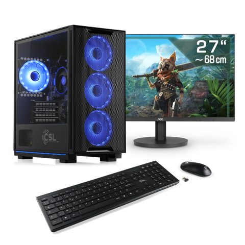 Csl Computer Pc Gamer M11320h, Ryzen 7 9700x (8x 3800 Mhz), Amd Radeon Graphics, Ddr5, M.2 Pcie Ssd, Windows 11