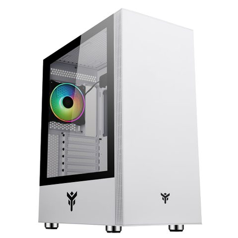 Itek Boitier Moyen Tour ATX - Vertibra S210 RGB - Panneau Vitré - Eclairage RGB