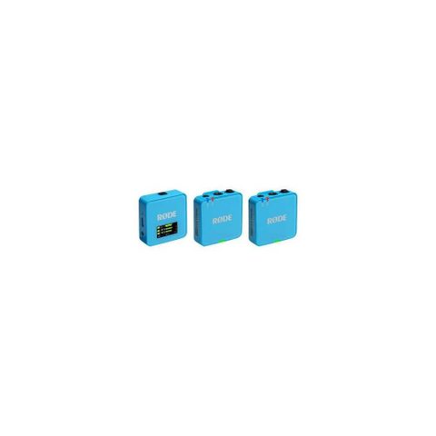Rode Système Micro Sans Fil Wireless Go Iii Clip-on Plastique Bleu 1rx+2tx Røde