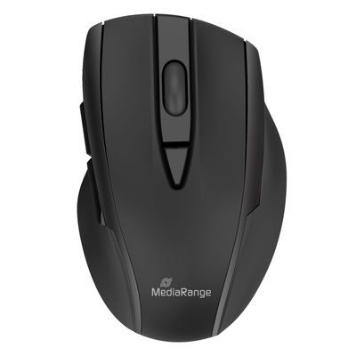 Mediarange Souris Bluetooth sans fil 2400 DPI 5 boutons ergonomique en caoutchouc