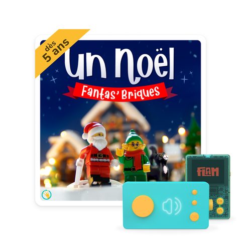 Lunii C Un Noël Fantas’briques- Livre Audio Interactif Dés 5 Ans À Écouter Sur Ma Fabrique À Histoires
