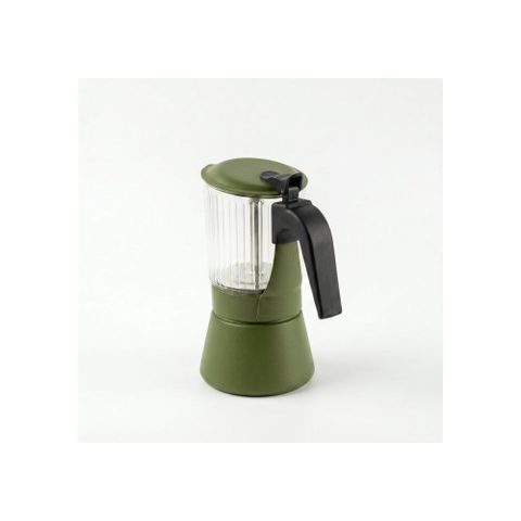 Inoxibar Cafetière Italienne Clair 9 Tasses 360 Ml Inox Vert Compatible Induction