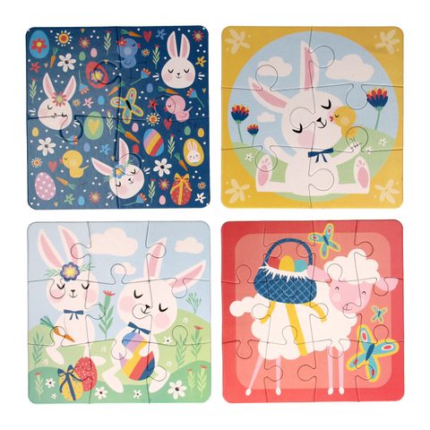 Johntoy Puzzle De Pâques 4 En 1 Pour Enfants - Développement Ludique