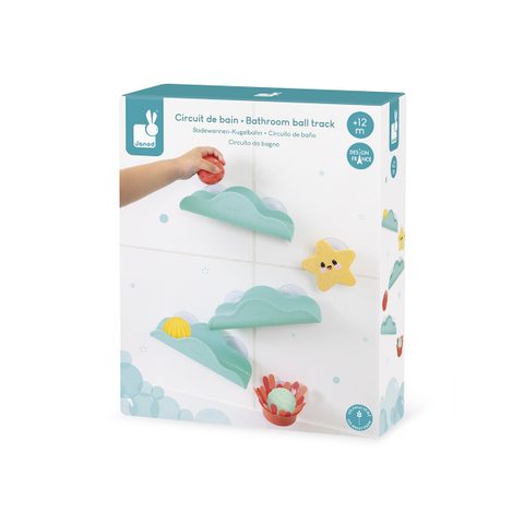 Juratoys-janod Circuit De Bain 12 Mois Bleu Paille De Blé
