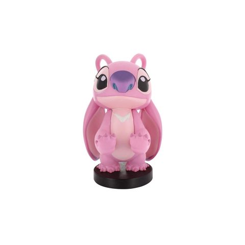 Exquisite Gaming Figurine Disney Stitch Angel - Cable Guys - Support écouteurs smartphone ou petit accessoire - 20 cm