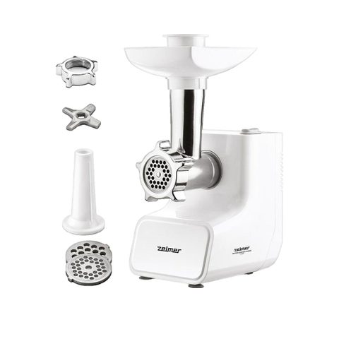 Zelmer Hachoir Zmm3511b 1500w Blanc/argent Avec Fonction Inverse